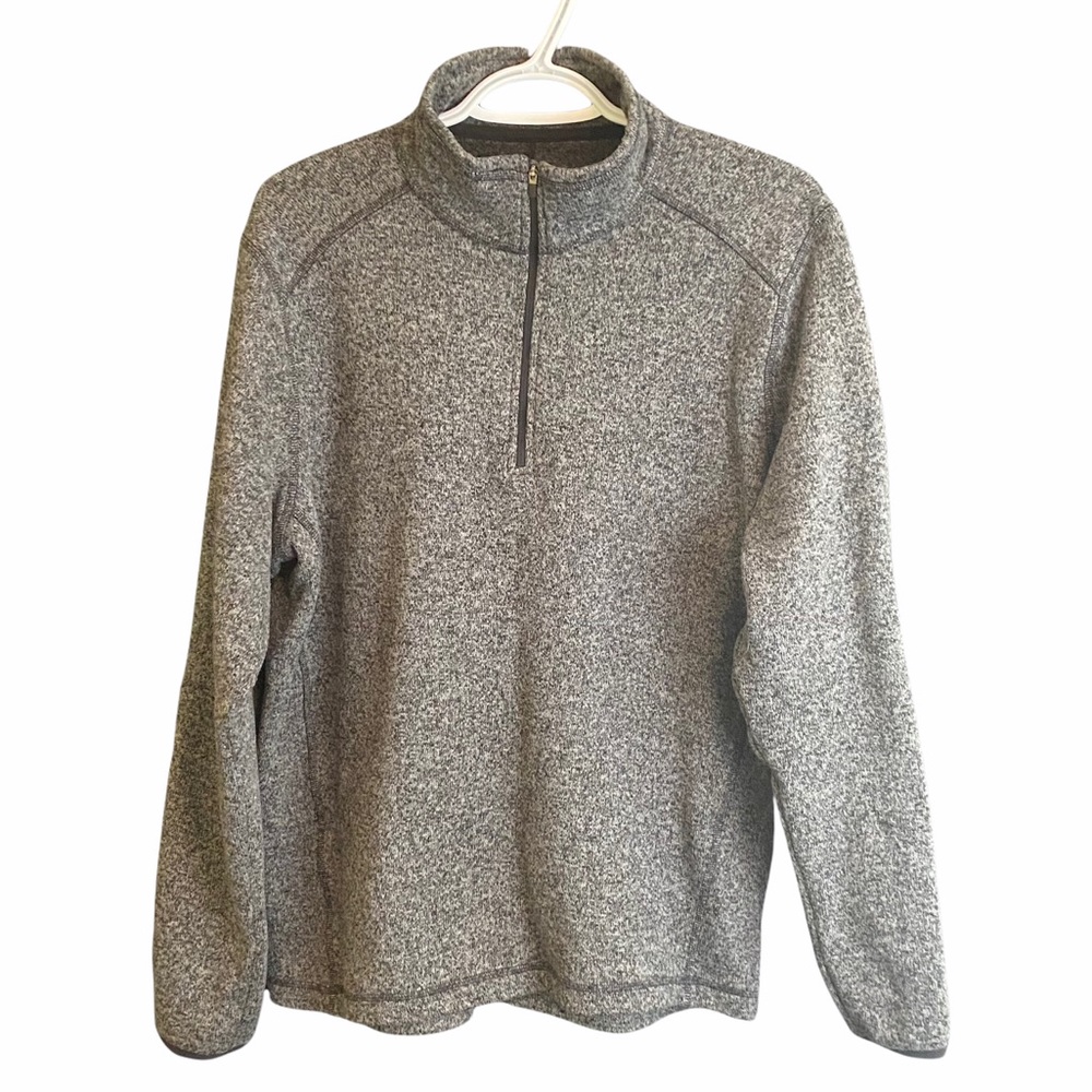 TMAX HEAT men’s 1/4 zip wind river sweater